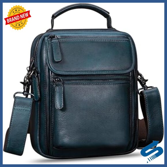 Other - Genuine Leather Messenger Bag for Men Crossbody Satchel Work Business